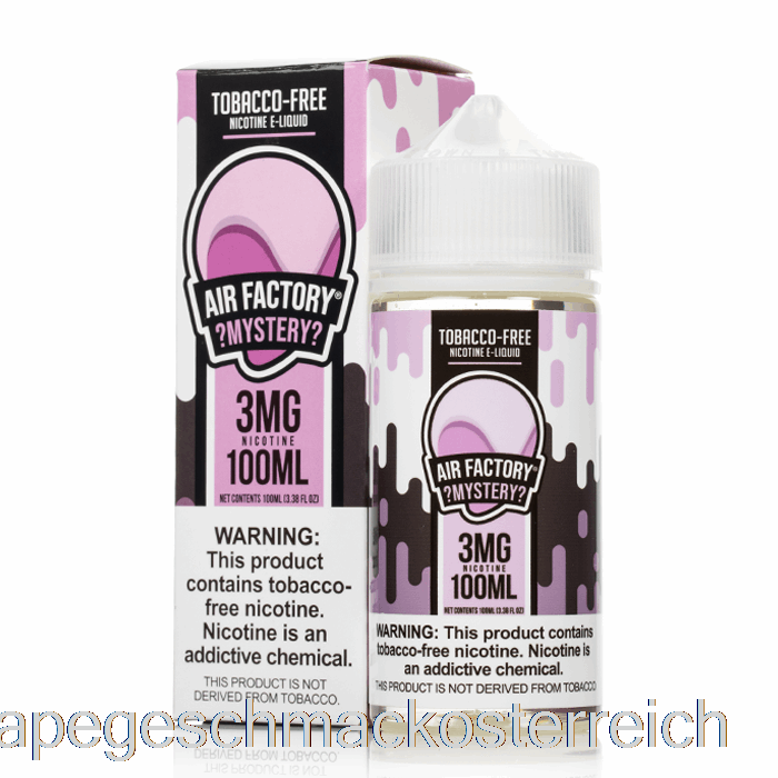 Mystery - Air Factory Synthetik - 100 Ml 6 Mg Vape-Geschmack